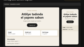 Tek Sayfalık Tanıtım Sayfası (Örnek Çalışma)