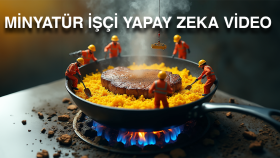 Minyatür İşçi Yapay Zeka Video