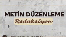 metinlerinizi profesyonelce redakte edebilirim