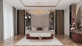 Lüks Villa İç Mekan Render Çalışması