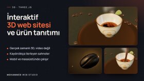 Three JS ile etkileşimli 3D web sitesi yaparım