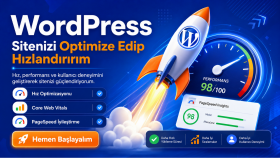wordpress sitenizi optimize eder, hızlandırırım