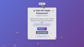 “Bu Beni Ne Kadar Tanıyor?” Eğlenceli Web Uygulaması