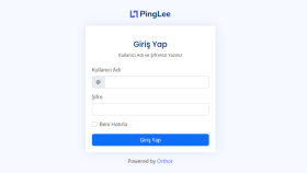 PingLee - Anlık Sunucu ve Domain Durum İzleyici