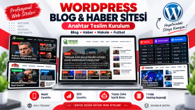 WordPress blog, haber ve makale sitesi yaparım