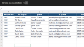 Excel veri doğrulama işlerinizi yapabilirim