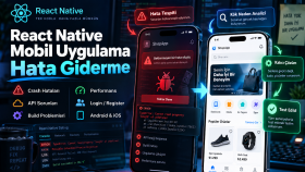 React Native mobil uygulamanızdaki hataları gideririm