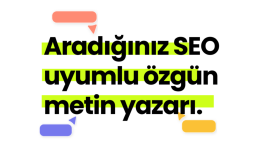 seo uyumlu, hedef kitlenize uygun özgün içerikler üretiyorum