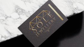 Sole Jewellery Kartvizit Mock-Up