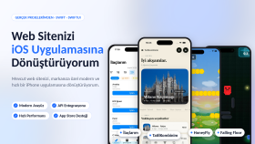web sitenizi profesyonel bir iOS uygulamasına dönüştürürüm