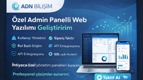 profesyonel web yazılım çözümleri üretirim