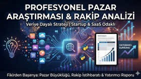 girişimiz için  pazar araştırması ve rakip analizi yaparım