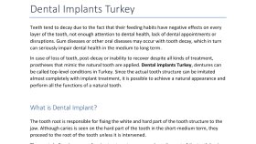 Dental Implants Turkey