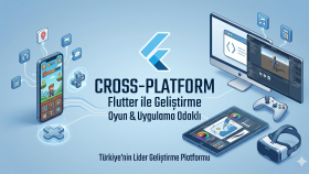 flutter kullanarak çapraz platform uygulama geliştiririm