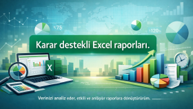 firmalar için analiz ve raporlama odaklı tablolar hazırlarım