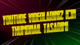 sizin YouTube videolarınız için thumbnail hazırlayabilirim