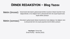 Profesyonel Redaksiyon ve Metin Düzenleme