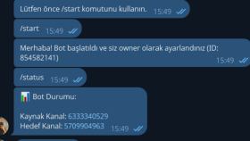 Telegram Mesaj Çekme Botu