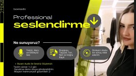 projeniz için etkileyici ve net bir seslendirme yaparım