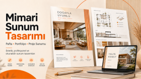 mimari sunum tasarımı yaparım