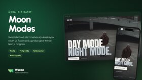 Moon Modes – Moda Markası E-Ticaret Sitesi