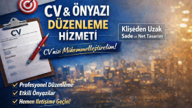 profesyonel CV'nizi İngilizce hazırlarım & düzenlerim