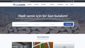 Sami Boşnak Gayrimenkul Web Sitesi — Kurumsal & İlan Yönetim