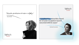 Mimarlık Akademisi için çalıştığım post tasarımı