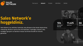 salesnetwork.net websitesi içeriklerini hazırladık
