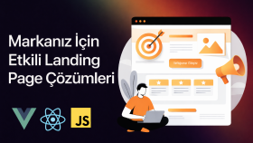 modern ve etkili landing page geliştiririm