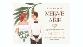  sizin için nikah düğün davetiyelerinizi hazırlayabilirim