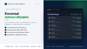 Kurumsal Sunucu: Linux, Windows Server, AD, Mail