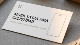 mobil uygulama geliştiriyorum