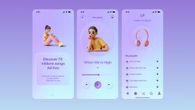 Neumorphism In Music App 