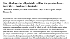 İngilizce - Türkçe teknik makale çevirisi