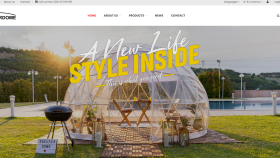 Shelter Dome WordPress E-Ticaret Sitesi