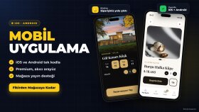 iOS ve Android mobil uygulamanızı geliştiririm