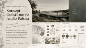 proje konsept geliştirme + pafta tasarım yaparım