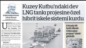 KUZEY KUTBUNDAKİ DEV LNG TANKI PROJESİ