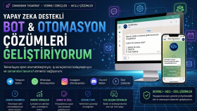 işletmenize özel bot ve otomasyon çözümleri geliştiririm