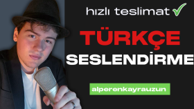 kaliteli seslendirme yapıyorum
