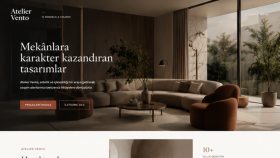 Atelier Vento İç Mimarlık Web Sitesi