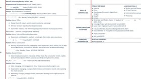 öne çıkmanız için etkileyici CV'ler hazırlarım