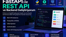 FastAPI ile REST API ve backend geliştiriyorum