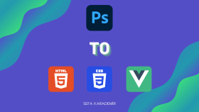 PSD tasarımınızı HTML, CSS ve VueJS'e çevirebilirim