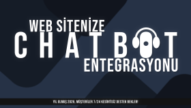 web siteniz için yapay zeka destekli chat botu yapabilirim