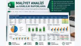 maliyet analizi ve kârlılık raporlama işlerinizi yaparım
