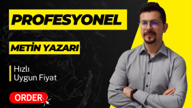 Ben özgün ve yaratıcı metinler yazarım