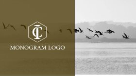 Monogram logo tasarımı