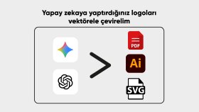 yapay zeka ile oluşturduğunuz logoyu vektörele çevirebilirim